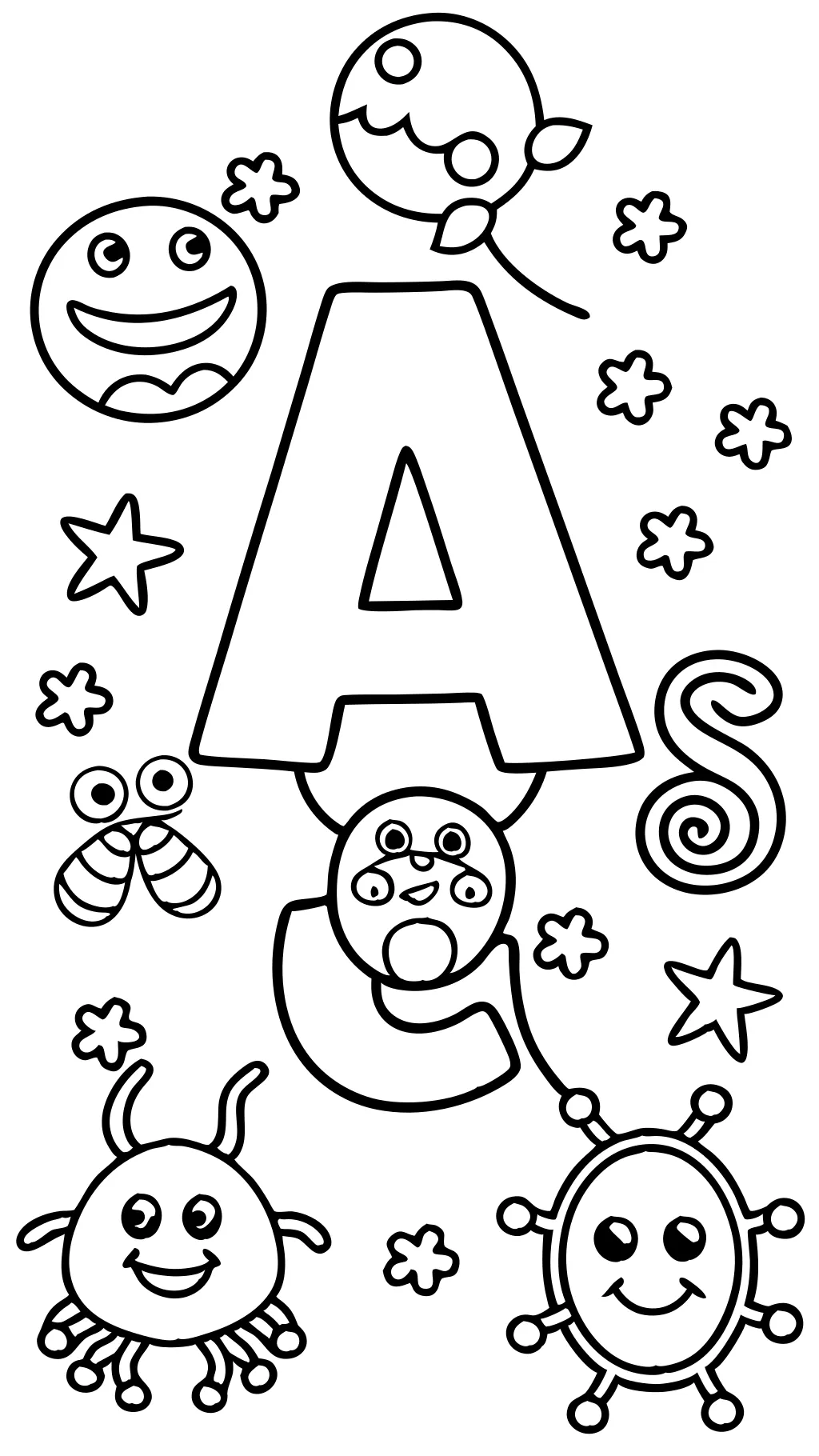 coloriage imprimable gratuit alphabet